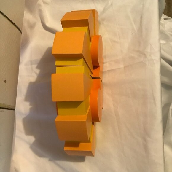 Disney Book Ends NIB Yellow and orange colored.  Mickey Mouse book ends, decor - Picture 5 of 10